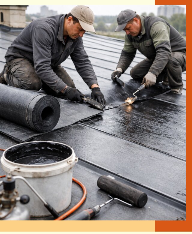 Гидроизоляция фальцевой кровли в Вологде от 7704 руб. под ключ | ТепломастерВгд